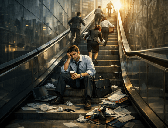 Work pressure and economic struggle